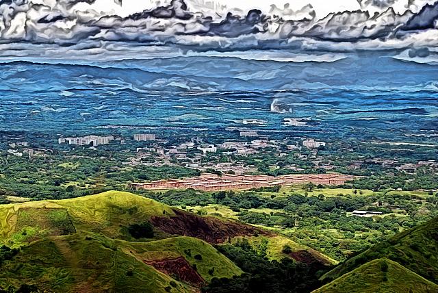 Ocumare y valles del Tuy, mirando hacia el norte