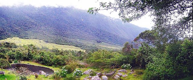 Un sector de El Valle del Mucujún, Mérida.