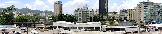 Un sector de Valencia, cerca del "elevado" de la Av. Bolívar