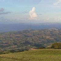 Vista desde Las Lomas de Cubiro, hacia el valle de Quíbor y Carora.