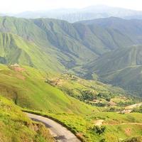 La bajada hacia Pie de Cerro y La Victoria