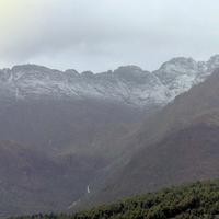Amanecer nevado en el Mucuñuque, 23 de julio 2006.