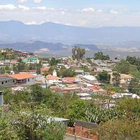 El sector central de Cubiro, visto desde arriba