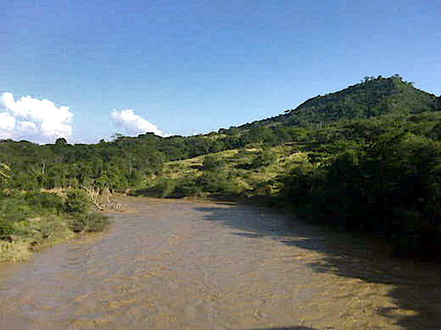 El río Tocuyo en la frontera Falcón-Lara