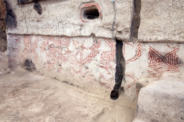 Dibujos murales en Çatalhöyük
