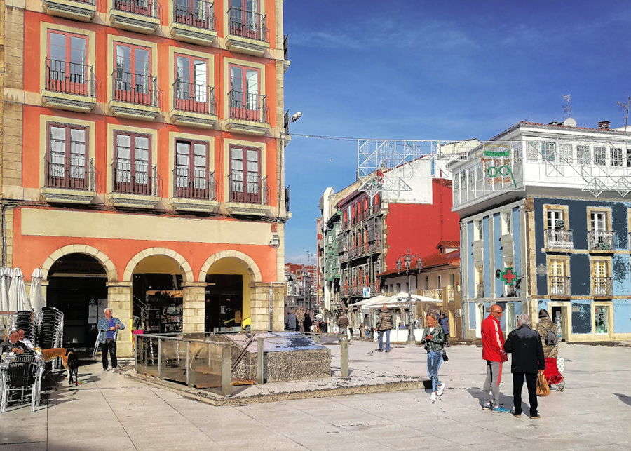 Esquina con sol