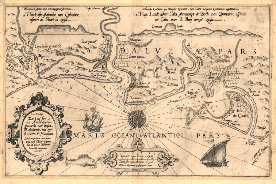 Mapa de 1696, Nº 0165 del catálogo de Fondos Cartográficos del IGN,
