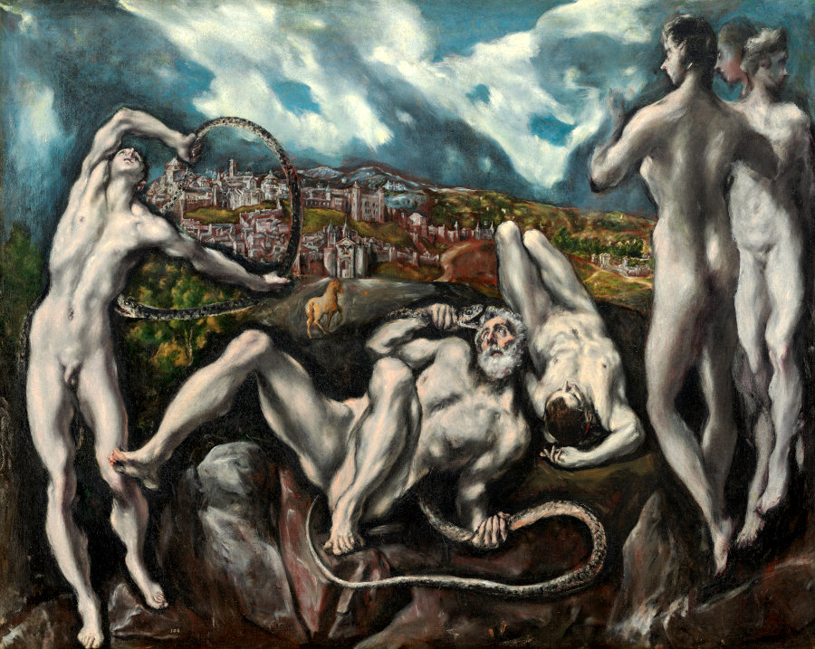 Laocoonte por El Greco
