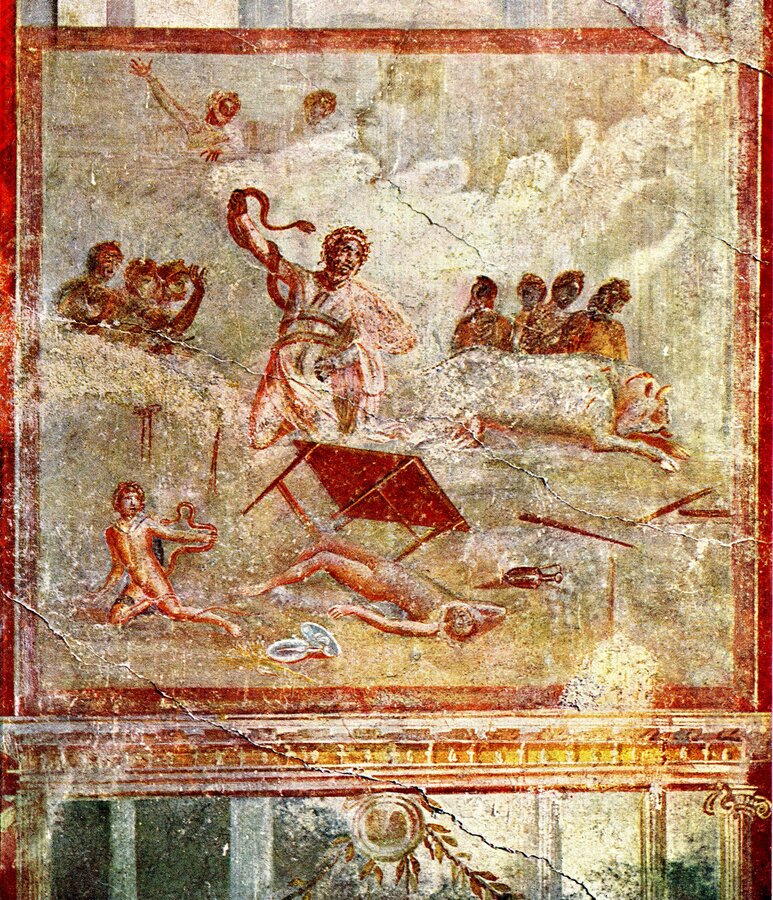 Mural en Pompeya